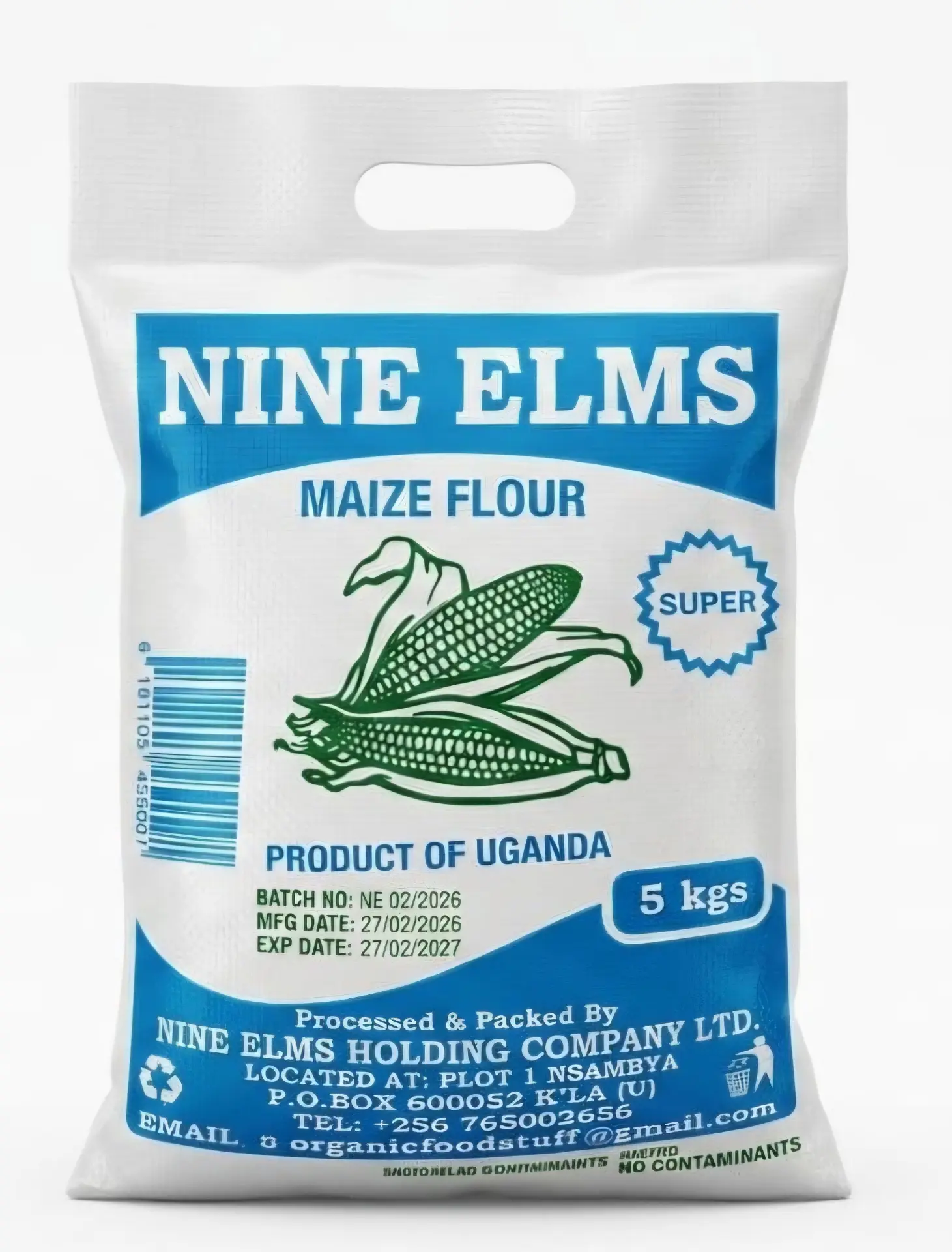 Nine Elms Maize Flour 1KG — Cereal Products supplied by WAQT AL ZAHBI Dubai